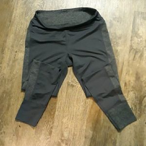 Yoga pants two tone gray size medium by vuori